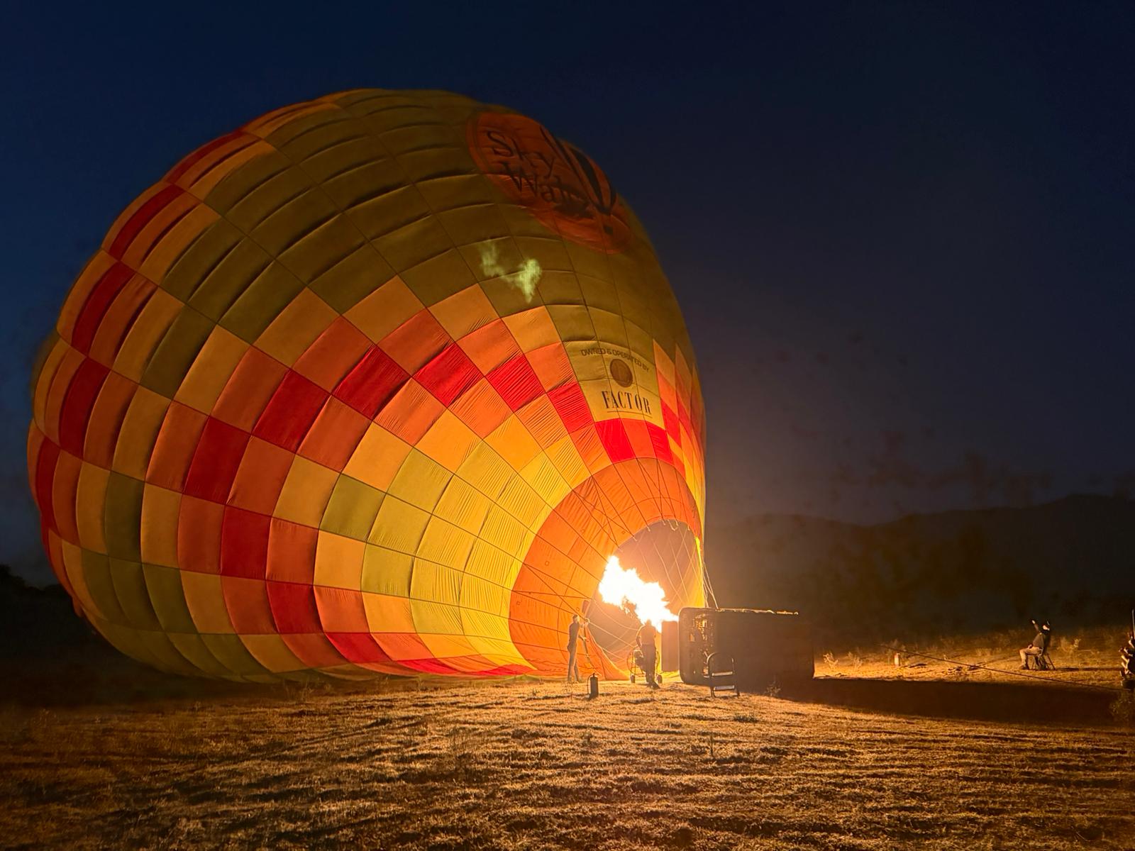 inflation of balloon